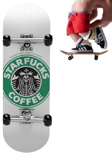 Finger Skateboards Alloy Finger Scooter Toy, Mini Skateboards For Kids Fingers, 22mm Pro Fingerboard Complete With 5 Layer Wooden Maple Board And Bearings For Kids Party Favours