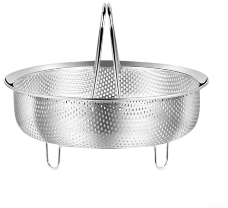 304 Stainless Steel For Steamer Insert for For Steam Basket, Fits Pressure Cookers and Cooking Pots, Provides Reliable For Steam Cooking for Various Foods (M)