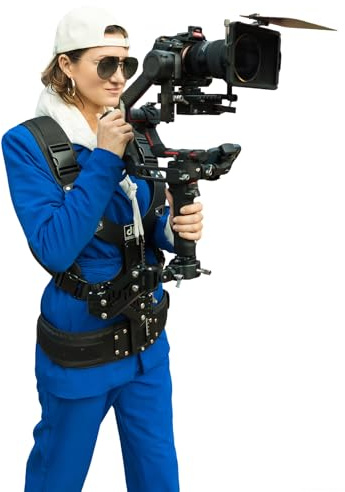 DF DIGITALFOTO New Thanos SE - Giubbotto cardanico universale per videocamera Steadycam, per matrimoni, riprese documentarie, compatibile con DJI RS4/RS5, per salvare le braccia, carico utile 2-8 kg