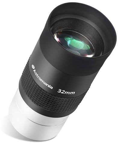 Astromania Eyepiece for Telescope 2 Inch, Wide Angle Kellner Eyepiece 55 Degree 32mm Fully Multi-Coated Telescope Lense, Eyepiece Telescope Accessory with Filter Thread for Astronomical Observation