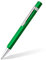 STAEDTLER TRX 766TRX5 07ST Drehbleistift (ergonomische Dreikantform, matte samtweiche Aluminium-Oberfläche, Metallclip, Drehmechanismus, Minenstärke 0,7 mm) grün