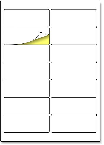14 étiquettes/feuille, 25 feuilles, A4 Étiquettes Adresses Autocollantes Imprimante - 99,1 x 38,1 mm