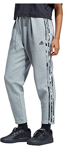 adidas Mujer Graphic Pants, Medium Grey Heather, S