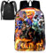 Fortnitte Rucksack Cartoons Schwarz Hohe Kapazität Backpack Boys Girls Teenagers Kinder Schultasche Bookbag Laptop Für Jungen Mädchen Für Sport, Reisen, Schule Und Arbeit Business Reisen（A）