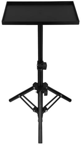 CHICAMPERA Supporto Stabile per e in Abs e Ferro Facile da Installare Proiettore Treppiede Regolabile da 30 a 50 Cm per Desktop e Comodino