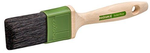 Colorus Flachpinsel 50 mm – Premium Lackierpinsel mit stabilisierter Chinaborsten-Mischung – für lösemittelhaltige und zähe Farben und Lacke
