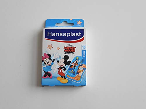 Apósitos para niños con diferentes personajes de Mickey y sus amigos, 1 x 10 bandas.