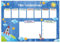 Schreibtischunterlage Weltraum aus Papier in DIN A3 I 25 Blatt I Kinder Wochenplaner I zum beschriften und Abreißen I Weltall Rakete I dv916