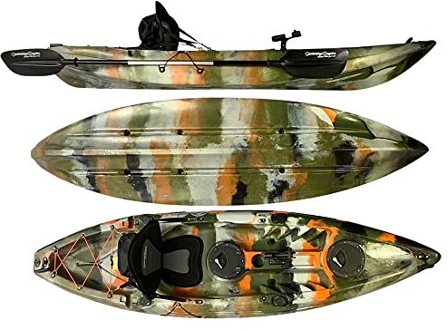 Cambridge Kayaks Zander Single Sit on Top kayak for Leisure and Fishing 13 Colour Choices