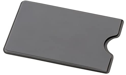 BE-HOLD 2 étuis de Protection RFID de la Marque, étuis de Protection pour Cartes bancaires, Parfaits pour Vous protéger du vol de données (Gris)