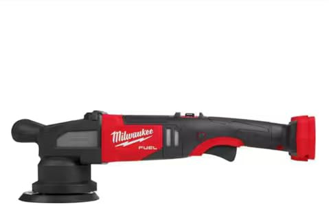 . Milwaukee M18 Fuel 15mm Random Orbital Polisher - No Charger, No Battery, Bare Tool Only