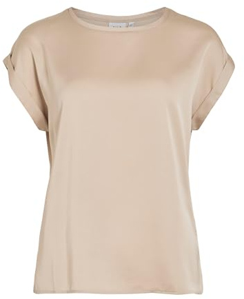 Vila VIELLETTE S/S Satin TOP/SU - NOOS