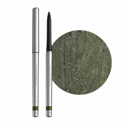 Sandstone Scandinavia Metallic Augenstift – Wasserfester Gel-Eyeliner mit schimmerndem Finish – Hypoallergen, parfümfrei & vegan – Für empfindliche Augen – Grün