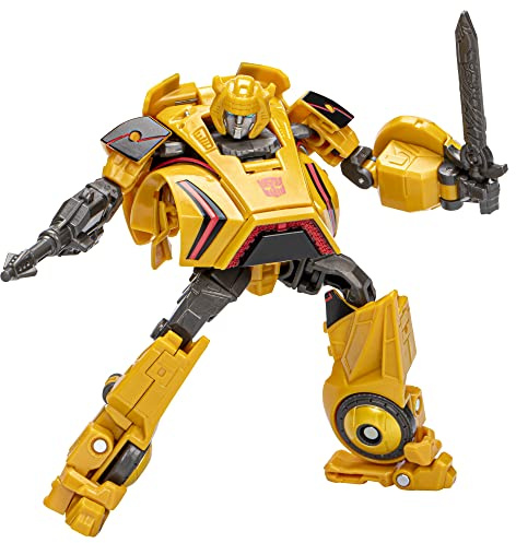 Hasbro Transformers - Studio Series Deluxe 01, Action Figure di Bumblebee Gamer Edition da 11 cm, Ispirata al Videogioco Transformers: War of Cybertron