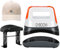 Hat Press Mini Heat Press,6.3x3.3 Press Heat Machine with Curved Ceramic-Coated Heat Plate,3 Kinds of Heating Settings Temperature Control and Safety Base,Auto-Off Function(Orange)