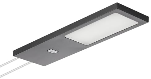 SOTECH Set med 1 LED-möbellampa GIULIA II med sensor svart, 4000K neutralvit inkl. transformator & fördelare Underskåpbelysning