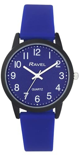 Ravel - Summer in Black Silicone Watch (30mm case) - Analogue Quartz - R1813