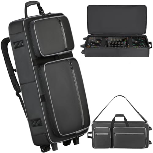 DJ Controller Case with Wheels Compatible with DDJ 800 / FLX6 / SX3 /MC7000