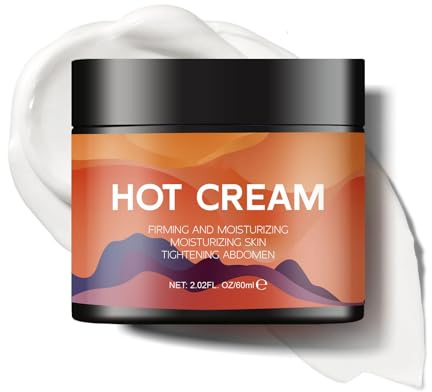 Hot Sweat Cream for Better Workout Results, Fat Burning Cream for Stomach Fat and Cellulite, Sweat Enhancer, Long Lasting Moisturising Pre and Post Workout Massage Lotion 60ml