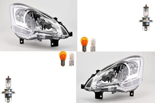 Johns, passend für Citroen Berlingo Scheinwerfer 7 04/08-02/12 + Leuchtmit. Set li. re.
