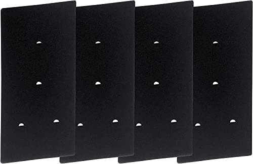 Lot de 4 filtres adaptés au sèche-linge Bauknecht Privileg Whirlpool HX 481010716911 – Sèche-linge à pompe à chaleur – 230 x 115 x 14 mm – Filtre éponge – Sèche-linge à condensation