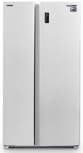 INFINITON Frigorifico Americano SBS-A174, 505 Litros, 177 cm de Altura, No Frost Total, Inverter, Funciones Fast Cooling y Fast Freezing, E, Iluminación LED interior, Función Eco (Blanco || SBS-A174B)