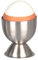 Generic - Porta uova sode in acciaio inossidabile 201 - Portauova con coperchio - Espositore per uova piccole - Portauova in acciaio inossidabile 201