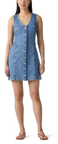 Levi's Women's Vianna Vest Dress, (New) Special Showing, Medium