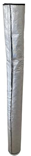 Isolation Thermique Portable pour Gaine de Climatisation - Couvercle de Ventilation Isolé | Manchon Isolé Imperméable Longueur 150cm Protection Longévité Tube Gaine de Protection