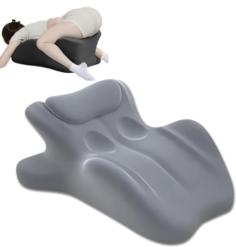 Coussin de couple New Experience à 27 positions pour un confort optimal : siège ergonomique pour une posture parfaite, coussin en mousse à mémoire de forme pour un soutien (Size:39*59*46CM,Color:Gris)