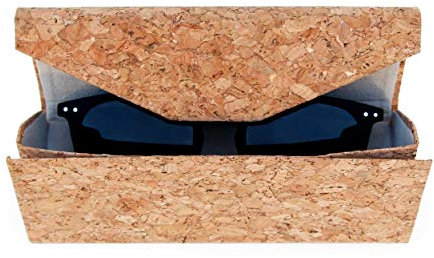 Good Design Works Kork Sonnenbrillen-Etui | Umweltfreundliches Brillenetui | Schutz-Etui für Brillen aus Kork