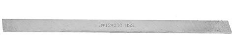 Barra de Acero de Torno HSS Tira de Acero Blanco Herramienta de Torneado de Torno Cuadrado Espacios en Blanco Cortador de Mosca Rectangular Molino en Blanco Herramientas Acero Al Cobalto (3*12*200mm)