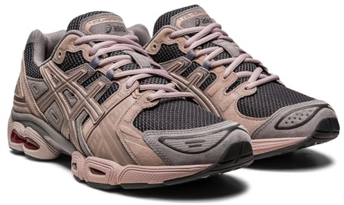 ASICS Scarpe da ginnastica da uomo Nimbus 9, Grigio e rosa., 46.5 EU