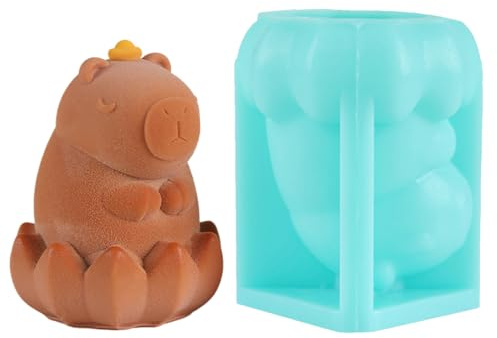 Generisk bakform – Capybara silikonbakform, återanvändbar form med enkel borttagning för pudding choklad fondant ostkaka