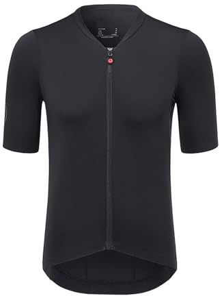 ZIXINNKC Herren-Fahrradtrikot, Rennradtrikot, atmungsaktive, schnell trocknende Kleidung, reflektierendes elastisches Gewebe, ideal für Frühling-Sommer-Reitbekleidung für Herren (XL)