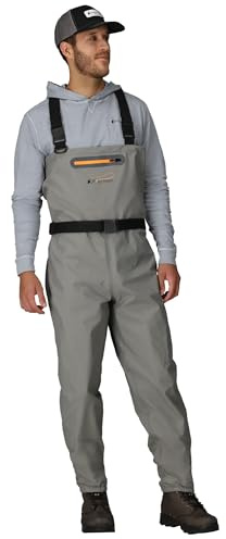 FROGG TOGGS Mens Canyon II Breathable Stockingfoot Chest Wader, Gray, Medium US, Gray, M