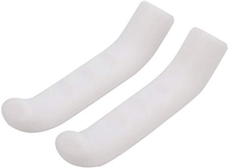 VGEBY1 1Pair Brake Lever Cover, Silicone Non-Slip Bicycle Brakeheble Sheath Handlebar Sleeve Mountain Bike Brake Handle Cover(White)
