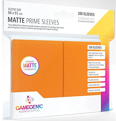 Gamegenic Matte Prime Sleeves (100-Pack)