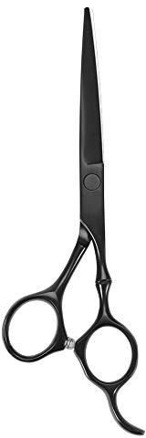 Ciseaux à cheveux professionnels, coupe ciseaux à franges, salon de coiffure coiffure coupe amincissement outil coiffure ciseaux en acier inoxydable(Ciseaux plats)