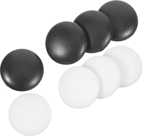 Yardenfun Pièces D'échecs Go Artisanales Petites en Résine 361 Pièces pour Jeu Familial Solide Accessoires De Jeu Éducatif