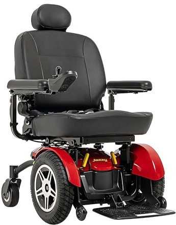 Jazzy Elite HD, Red, Captain, 22”Wx20”-22D .