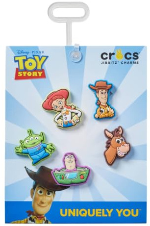 Crocs Toy Story Character 5 Pack, Charm Decorativi per Scarpe Unisex-Adulto, Multicolore, Taglia Unica