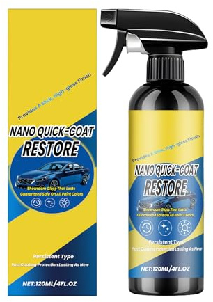 Bilspray | 120 ml högglans snabb långvarig vätska | bilförsegling – för vindruta däck trim båtar lastbil detaljer garage polering tvätt