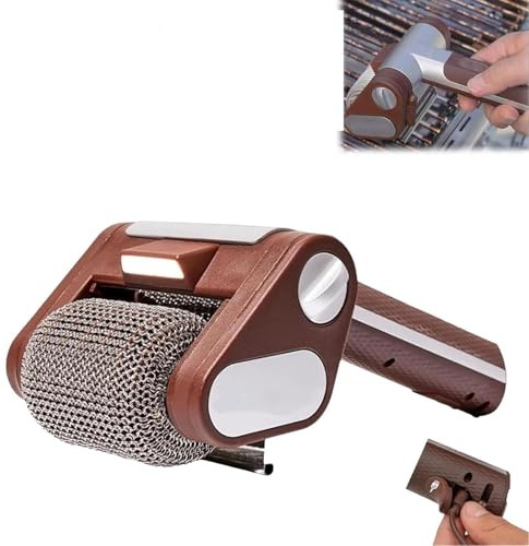 Limpiador eléctrico de barbacoa inalámbrica, herramienta de acero inoxidable, cepillo giratorio para eliminar alimentos quemados, ideal para asar al aire libre, solución de limpieza de barbacoa