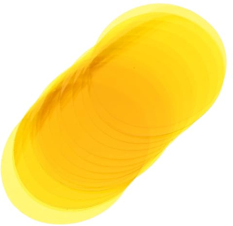 FOYTOKI 30 St Självhäftande Varm Ljusfilterfilm Färgade Plastark för LED Spotlights Fotostudio och Scenbelysning Gultonad Diffusorfilm Färgbeständig och Långvarig