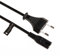 2 Poliges Stromkabel Euro 8 Netzkabel fur Samsung JVC TV, DVD, PS2 PS4 PS5 Playstation 4 5, HP Epson Canon Drucker, Radiokabel uvm. | 2-adriges Kabel 2poliges Netzstecker Anschlusskabel Fernseher (3m)