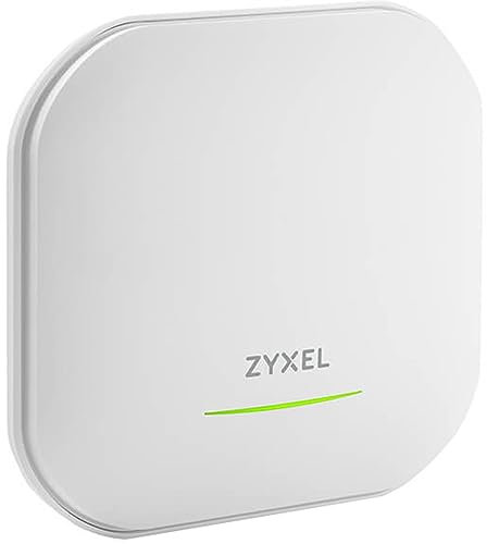 Zyxel WiFi6E (802.11axe) Point d'accès Double Radio AXE5400 | Radio BandFlex prenant en Charge 6 GHz/5 GHz par Configuration | Longue portée étendue [NWA220AX-6E]