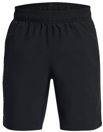Unter Armour Garçon UA Woven Wdmk Short, short garçon ultra-léger avec poches, short sport coupe ample, short running respirant pour garçon