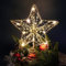 Sprinlot Weihnachtsbaum Spitze Stern, Weihnachtsbaum Topper, Christbaumspitze Stern, Baumspitze Weihnachten für Weihnachtsbaumdeko Party Geburtstag