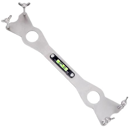 Qkbuza Clé d'évier en acier inoxydable Clé de vidange de douche Robinet pour bonde de douche Outil de nivellement sous l'évier pour salle de bain Clé d'évier 150 G